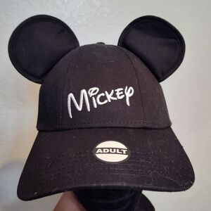 NWT Disney Black Mickey Mouse Ears Hat